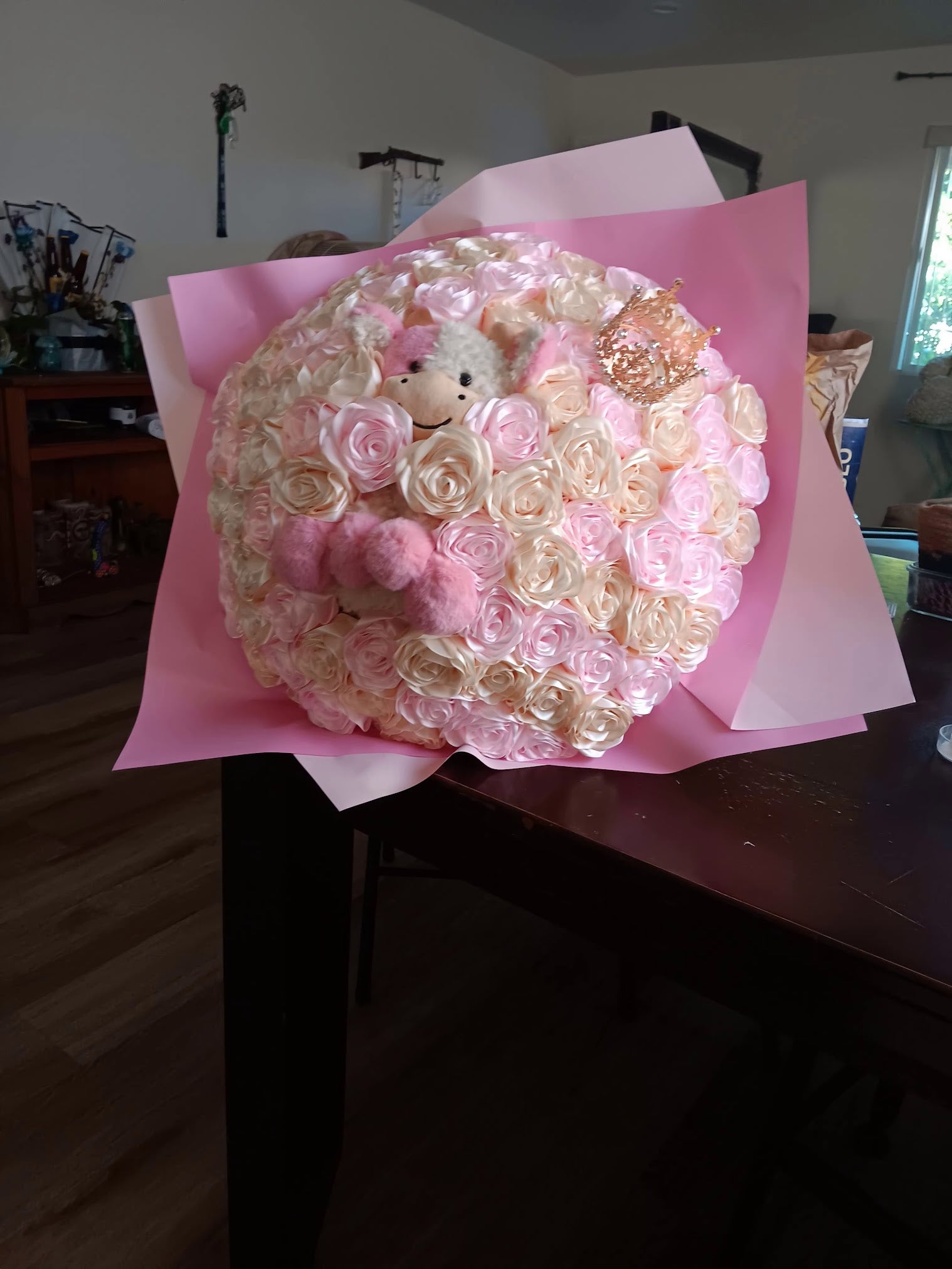 Eternal Flowers with Ribbon – Custom Arrangements for Any Occasion